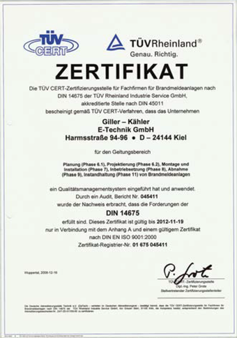 Giller Kähler Zertifikat Qualitätsmanagement